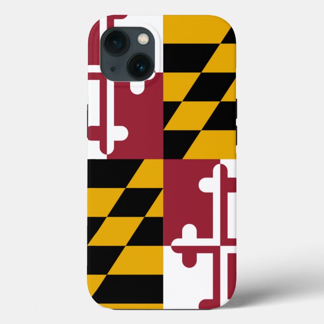 Patriotic Apple iPhone 13 Case-Mate,  Maryland  Case-Mate iPhone Case (Back)