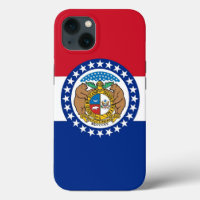 Patriotic Apple iPhone 13 Case-Mate, Missouri flag