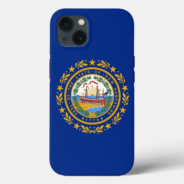 Patriotic Apple iPhone 13 Case-Mate, New Hampshire Case-Mate iPhone Case (Back)