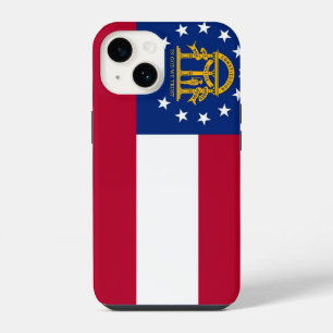 Patriotic Apple iPhone 14 Case-Mate, Georgia flag Case