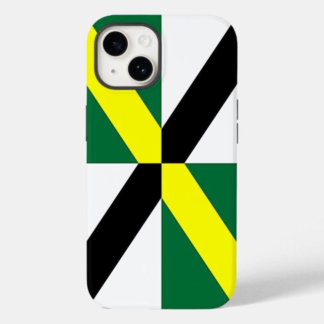 Patriotic Apple iPhone 14 Case-Mate, Monterey flag Case-Mate iPhone Case (Back)