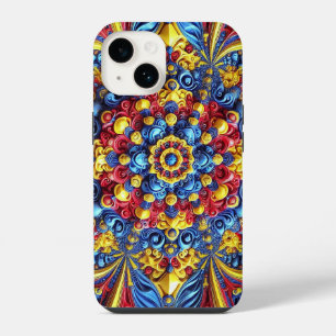 Patriotic Apple iPhone 14 Case-Mate Romania Colour Case