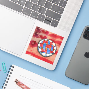 Patriotic Apple Pie 