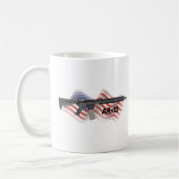 Patriotic AR-15 Semi-automatic Rifle