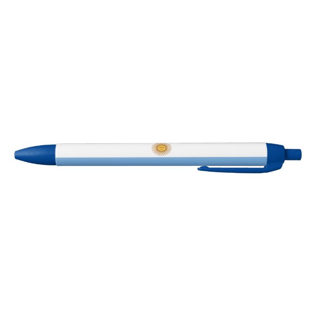Patriotic Argentinian Flag Blue Ink Pen (Bottom)