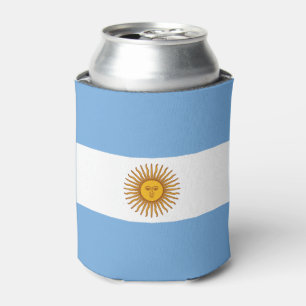 Patriotic Argentinian Flag Can Cooler