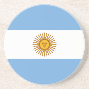 Patriotic Argentinian Flag Coaster