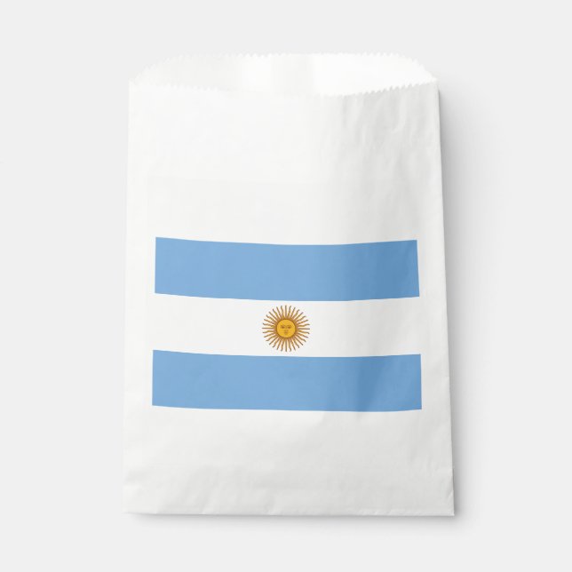 Patriotic Argentinian Flag Favour Bag (Front)