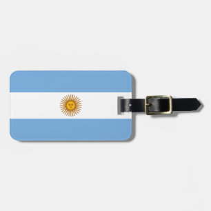 Patriotic Argentinian Flag Luggage Tag