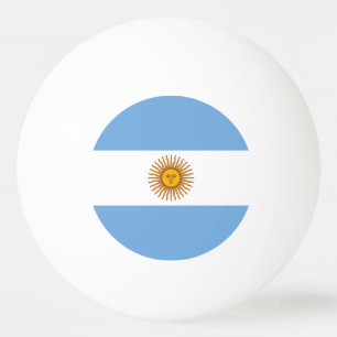 Patriotic Argentinian Flag Ping Pong Ball