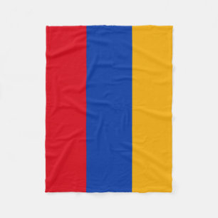 Patriotic Armenian Flag Fleece Blanket