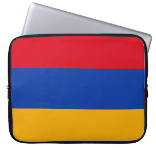 Patriotic Armenian Flag Laptop Sleeve