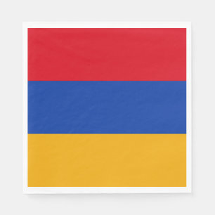 Patriotic Armenian Flag Napkin