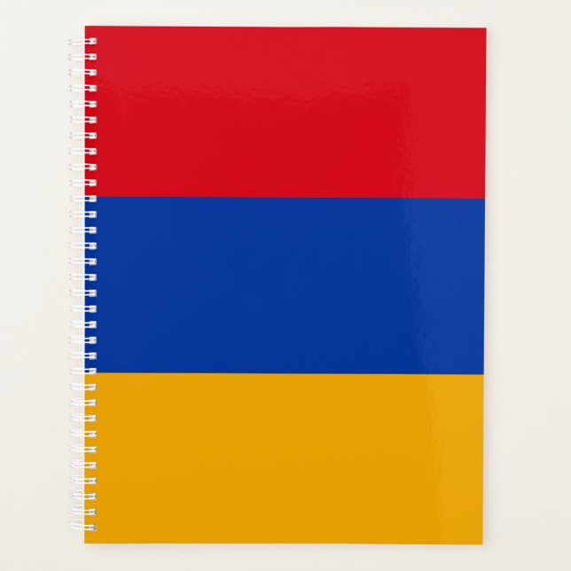 Patriotic Armenian Flag Planner (Front)