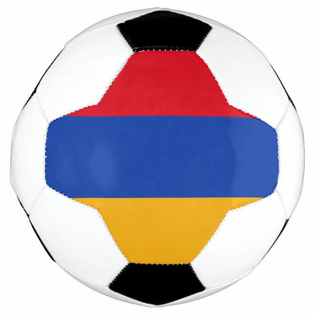 Patriotic Armenian Flag Soccer Ball (Front)