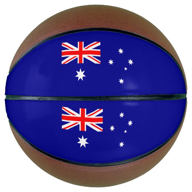 Patriotic Australian Flag Basketball (Front)