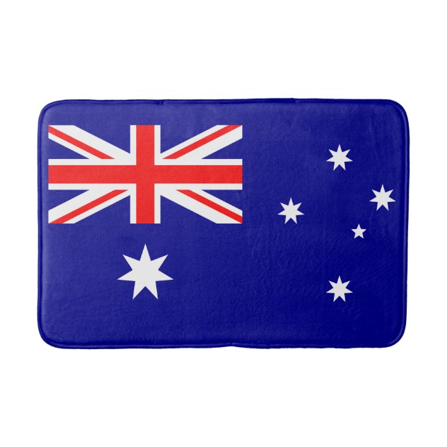 Patriotic Australian Flag Bath Mat (Front)