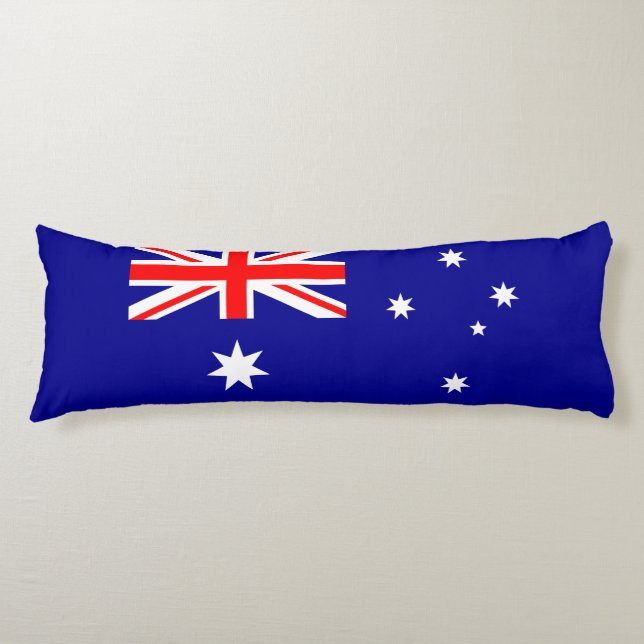 Patriotic Australian Flag Body Cushion (Front)