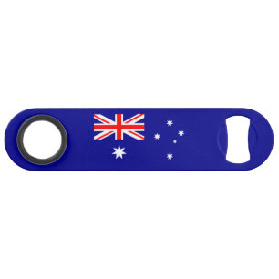 Patriotic Australian Flag Keychain Bottle Opener
