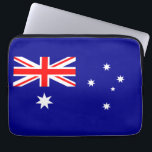 Patriotic Australian Flag Laptop Sleeve<br><div class="desc">The national flag of Australia.</div>