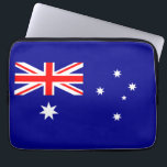Patriotic Australian Flag Laptop Sleeve<br><div class="desc">The national flag of Australia.</div>