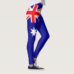 Patriotic Australian Flag Leggings<br><div class="desc">The national flag of Australia.</div>