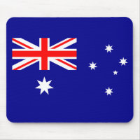 Patriotic Australian Flag Mouse Pad