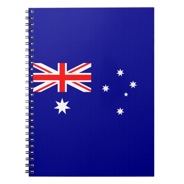 Patriotic Australian Flag Notebook (Front)