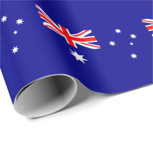 Patriotic Australian Flag Wrapping Paper