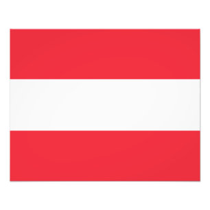 Patriotic Austrian Flag Photo Print