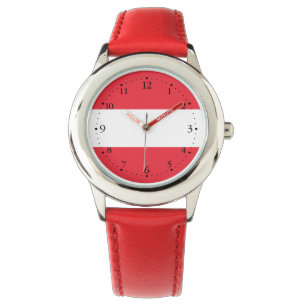 Patriotic Austrian Flag Watch