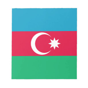 Patriotic Azerbaijan Flag Notepad
