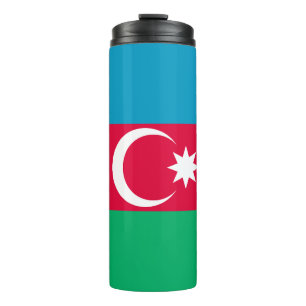 Patriotic Azerbaijan Flag Thermal Tumbler