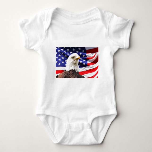 Patriotic Baby Bodysuit (Front)