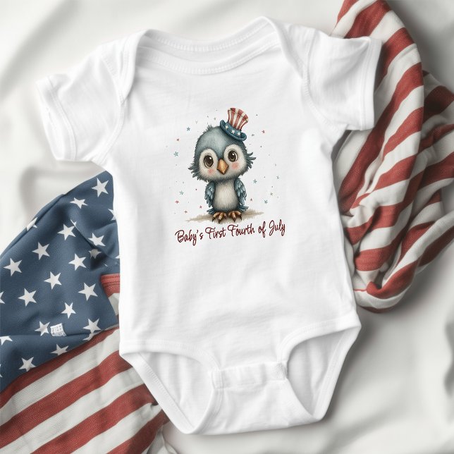 Patriotic Baby Eagle 4th of July Bodysuit (Creator Uploaded)