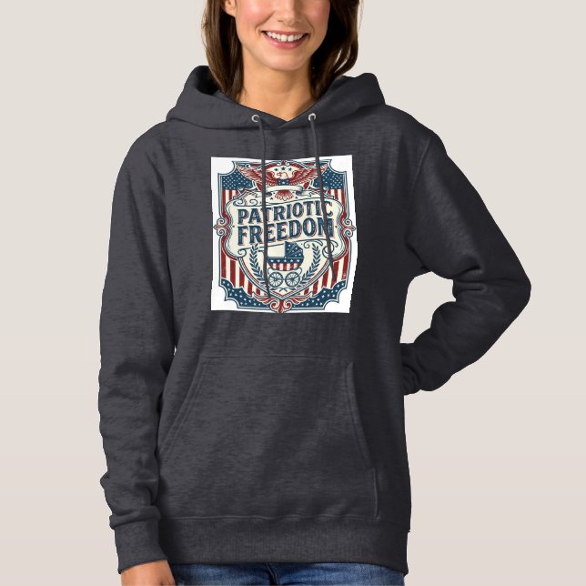 Patriotic Baby Shower Vector Graphic Tee (Front)