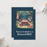 Patriotic Backyard BBQ Scene – 4th of July Cookout