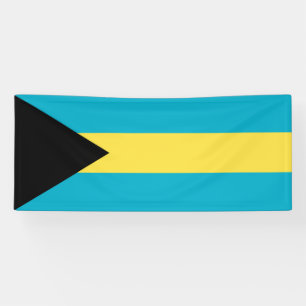Patriotic Bahamian Flag Banner