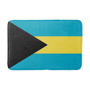 Patriotic Bahamian Flag Bath Mat