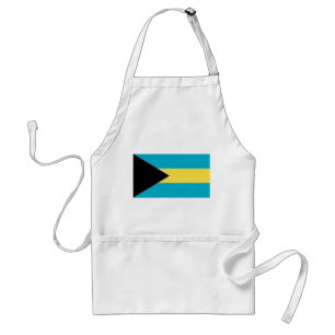 Patriotic Bahamian Flag Standard Apron