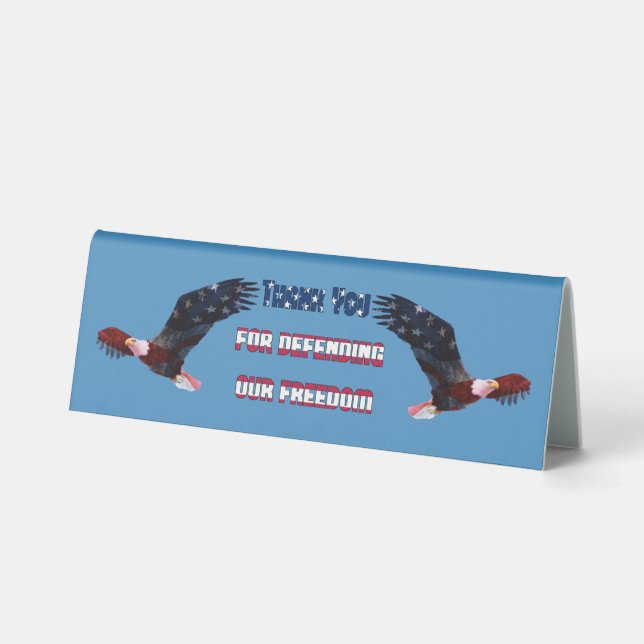 Patriotic Bald Eagles Thank You For Our Freedom (Front)