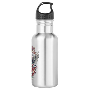 Patriotic Bandanna Rocker Old Glory Music Rock Met 532 Ml Water Bottle