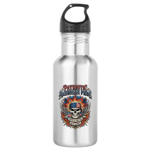 Patriotic Bandanna Rocker Old Glory Music Rock Met 532 Ml Water Bottle