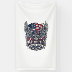 Patriotic Bandanna Rocker Old Glory Music Rock Met Banner