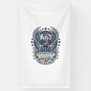 Patriotic Bandanna Rocker Old Glory Music Rock Met Banner