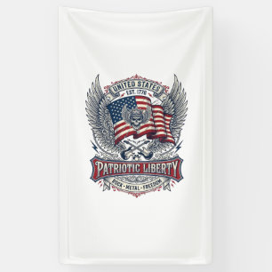 Patriotic Bandanna Rocker Old Glory Music Rock Met Banner