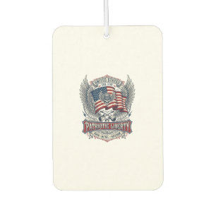 Patriotic Bandanna Rocker Old Glory Music Rock Met Car Air Freshener