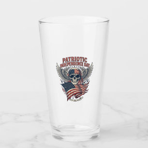 Patriotic Bandanna Rocker Old Glory Music Rock Met Glass