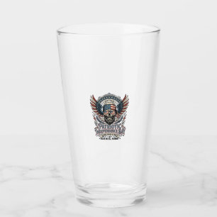 Patriotic Bandanna Rocker Old Glory Music Rock Met Glass