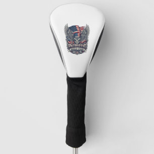 Patriotic Bandanna Rocker Old Glory Music Rock Met Golf Head Cover